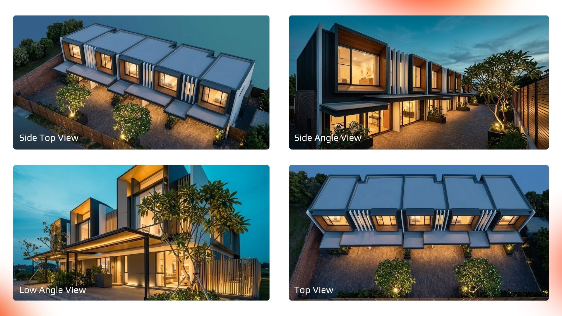 3D visualization - modern architecture